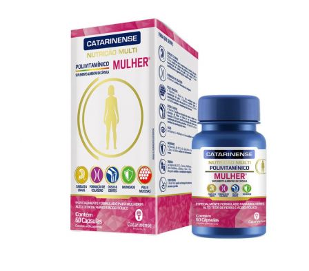 POLIVITAMINICO MUJER CATARINENSE CAJA X 60 CAPS