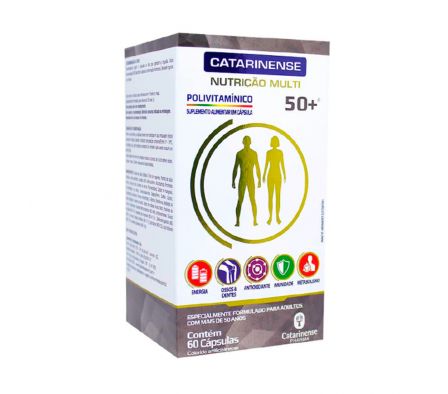POLIVITAMINICO 50 CATARINENSE CAJA X 60 CAPS
