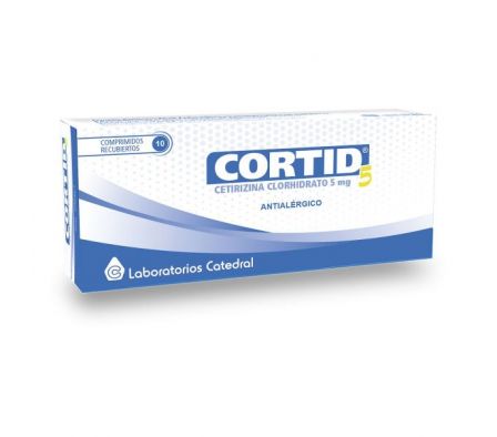 CORTID 5 MG CAJA X 10 COMPRIMIDOS