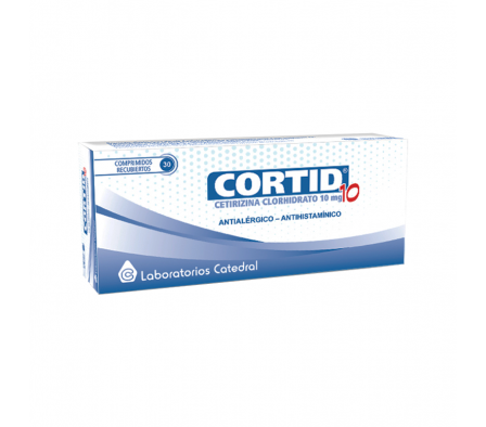 CORTID 10 MG CAJA X 30 COMPRIMIDOS