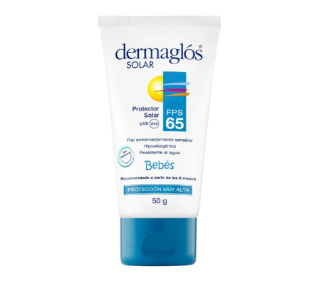 DERMAGLOS SOLAR FPS 65 BEBES CREMA 50GR.