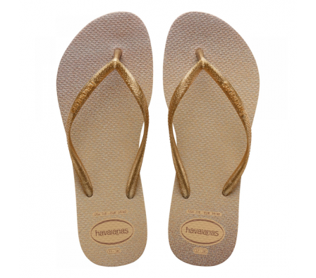 HAVAIANAS SLIM GLITTER  ACERO GRIS 41/2