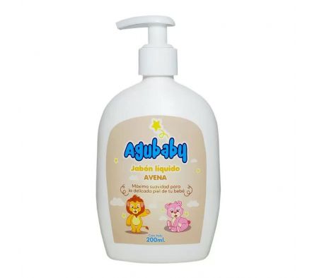 AGUBABY JABON LIQ AVENA 200 ML