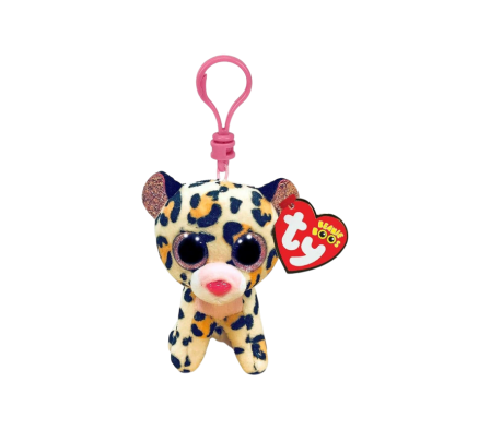 TY BEANIE BOOS LEOPARDO ROSA