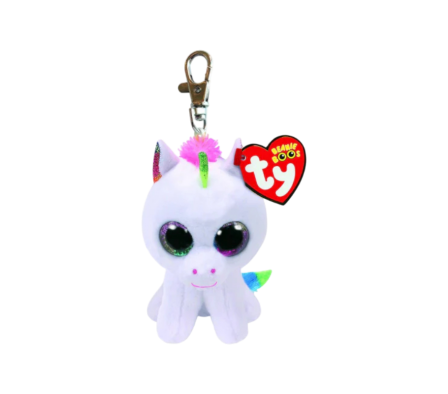 TY BEANIE  BOOS  PIXY UNICORNIO BLANCO CLIP