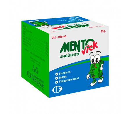 MENTOVICK UNGUENTO POTE X 85 GRAMOS