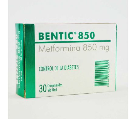 BENTIC 850MG COMP. CAJA X 30