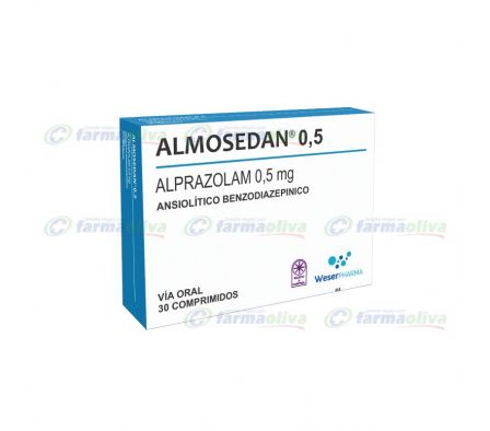 ALMOSEDAN 0.5 MG CAJA X 30 COMPRIMIDOS