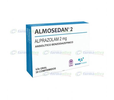 ALMOSEDAN 2 MG CAJA X 30 COMPRIMIDOS