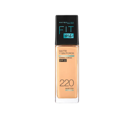 MAYBELLINE FIT POLVO MATTE+PORELESS 220 NATURAL BEIGE