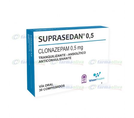 SUPRASEDAN 0,5 MG CAJA X 30 COMPRIMIDOS