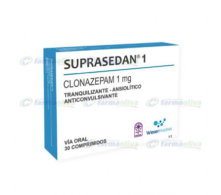 SUPRASEDAN 1 MG CAJA X 30 COMPRIMIDOS