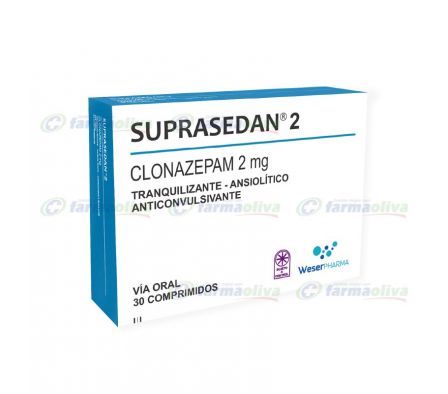 SUPRASEDAN 2 MG CAJA X 30 COMPRIMIDOS