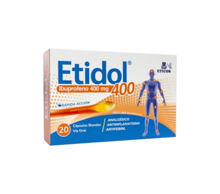 ETIDOL 400 MG CAJA X 20 CAPSULAS