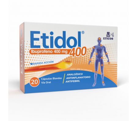 ETIDOL 400 MG CAJA X 20 CAPSULAS
