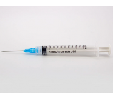 MIDORO JERINGA SLIP DE 3 CC C/AGUJA 21 X 1 1/2