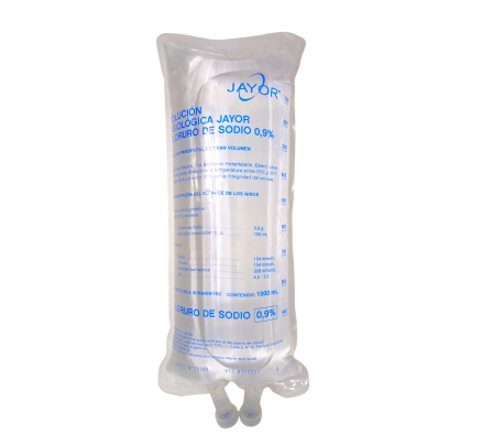 SUERO FISIOLOGICO 0,9 % . 1000 ML JAYOR