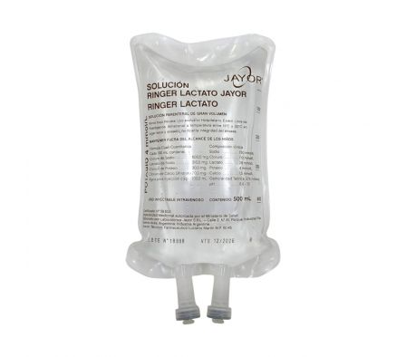 SUERO RINGER C/LACT. 500 ML JAYOR