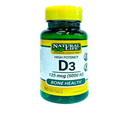 NAT. BOUNTY  VITAMINA D3 5000 UI X 90 CAPS