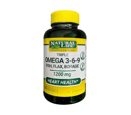 NAT. BOUNTY TRIPLE OMEGA 3,6,9 X 60 CAPS