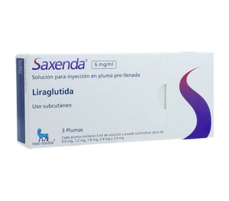 SAXENDA SOLUCION INYECTABLE CAJA X 3 LAPICERAS