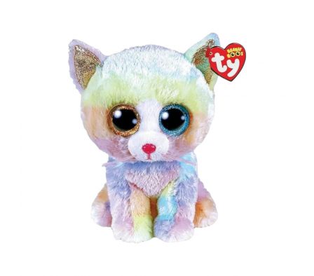TY BEANIE BOOS HEATHER GATO UNICORNIO MULTICOLOR GRANDE