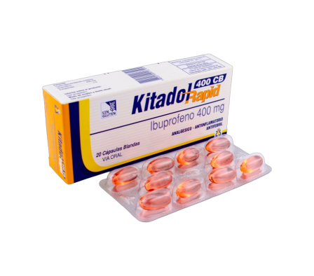 KITADOL RAPID 400MG X 20 CAPS BLAN