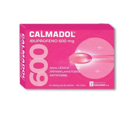Calmadol 600mg caja x 10 caps