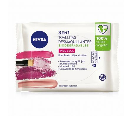 NIVEA TOALLA FACIAL SECA-SENSIBLE X 25 UN