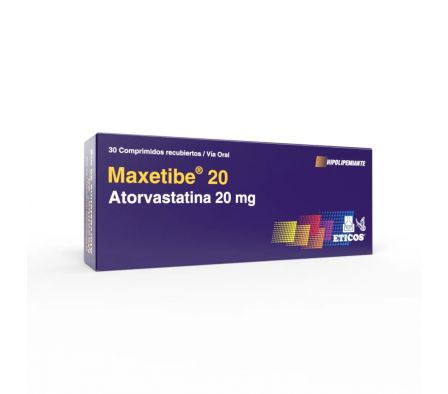 MAXETIBE 20 MG CAJA X 30 COMPRIMIDOS