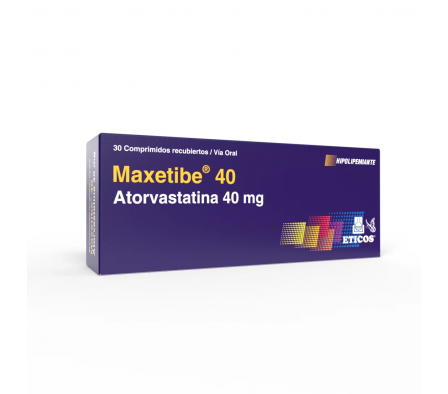 MAXETIBE 40 MG CAJA X 30 COMPRIMIDOS