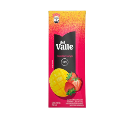 frugo del valle frutilla mango 200ml x6