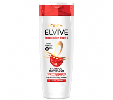 ELVIVE SHAMPOO REPARACION TOTAL 5 + EXTREME 370 ML MX