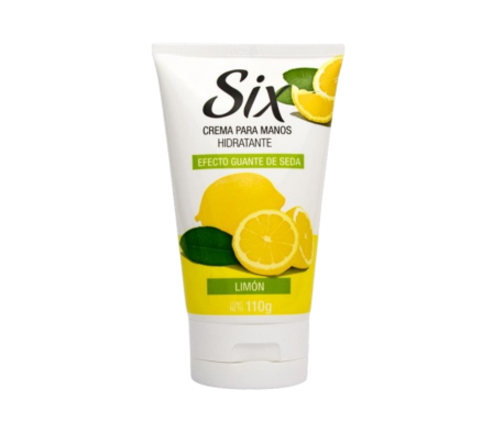 SIX CREMA PARA MANOS HIDRATANTE EFECTO GUANTE DE SEDA LIMON
