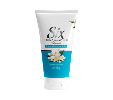 SIX CREMA PARA MANOS HIDRATANTE EFECTO GUANTE DE SEDA JAZMIN MARROQUI