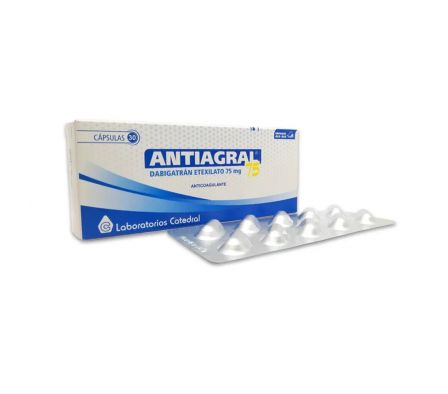 ANTIAGRAL 75 MG CAJA X 30 CAPSULAS