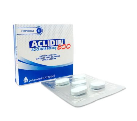 ACLIDIN 800 MG CAJA X 15 COMPRIMIDOS