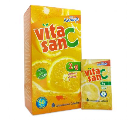 VITASAN C 2 GR NARANJA CAJA X 10 SOBRES