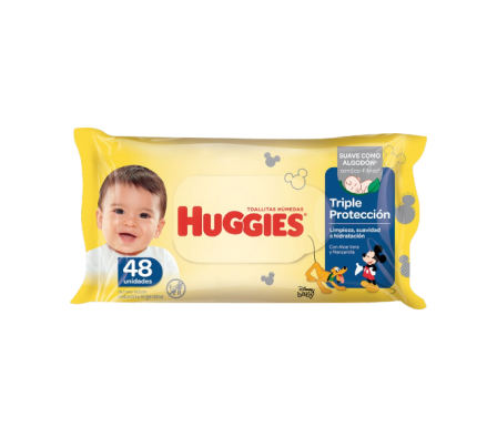 HUGGIES TOALLITAS HUMEDAS CLASICA 48 UNID