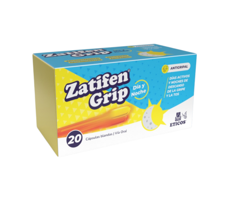 ZATIFEN GRIP DIA Y NOCHE CAJA X 20 CAPSULAS