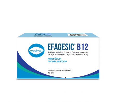 EFAGESIC B12 CAJA X 20 COMP