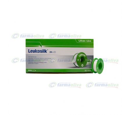 LEUKOSILK 4,6MT. X 1,25 CM.