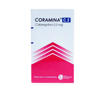 CORAMINA 0.5 MG CAJA X 2 COMPRIMIDOS