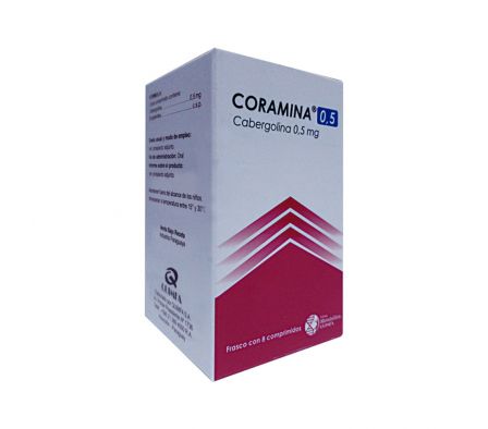CORAMINA 0.5 MG CAJA X 8 COMPRIMIDOS