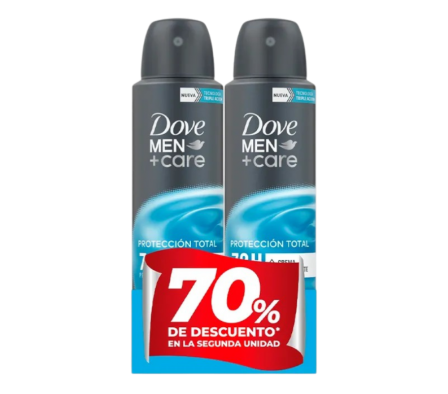 DOVE DEO AEROSOL PROTECCION TOTAL 150ML