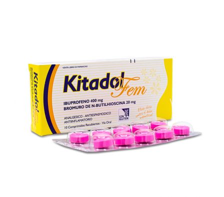 KITADOL FEM CAJA X 10 COMP