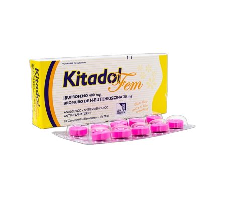 KITADOL FEM CAJA X 10 COMP