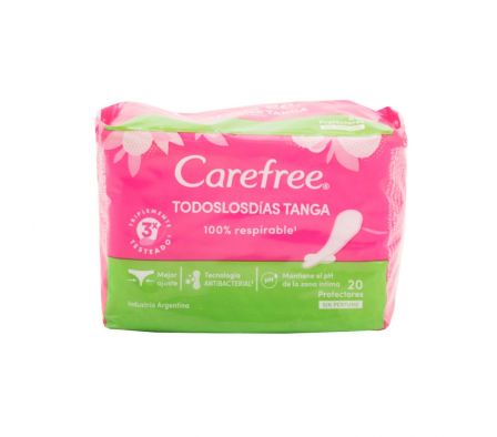 CAREFREE TODOS LOS DIAS TANGA 20UNID