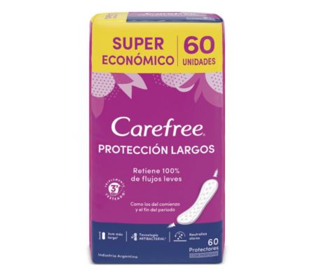 CAREFREE PROTECCION LARGO 60UNID