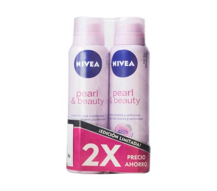 NIVEA DEO SPRAY PACK PERL BEAUTY X2